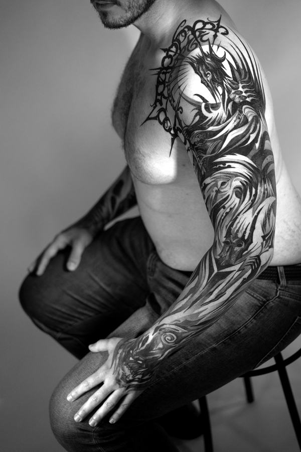 Sleeve zum Thema Der Herr der Ringe in Schwarz und Grau